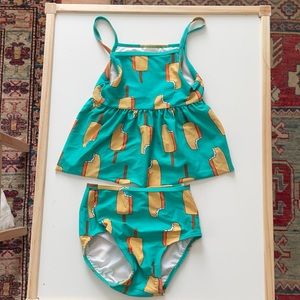 Hanna Andersson 2 piece bathing suit